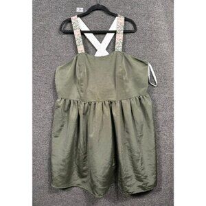 Davids Bridal Bridesmaid Dress Womens Size 24 Green F15810 Sleeveless